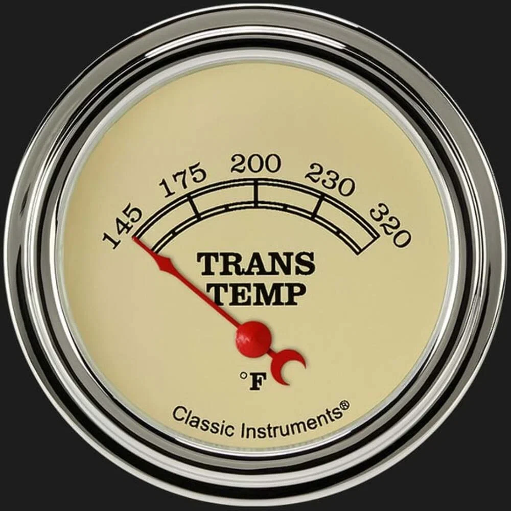 Vintage 2 5_8_ Transmission Temperature Gauge VT227SLF